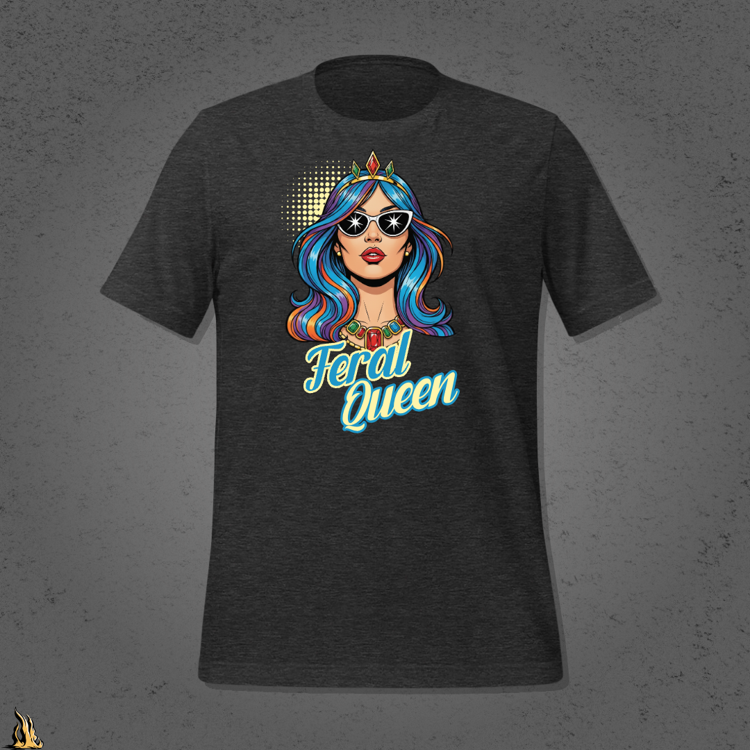Feral Queen Graphic Unisex T-Shirt – Moonlight Edition Unisex t-shirt