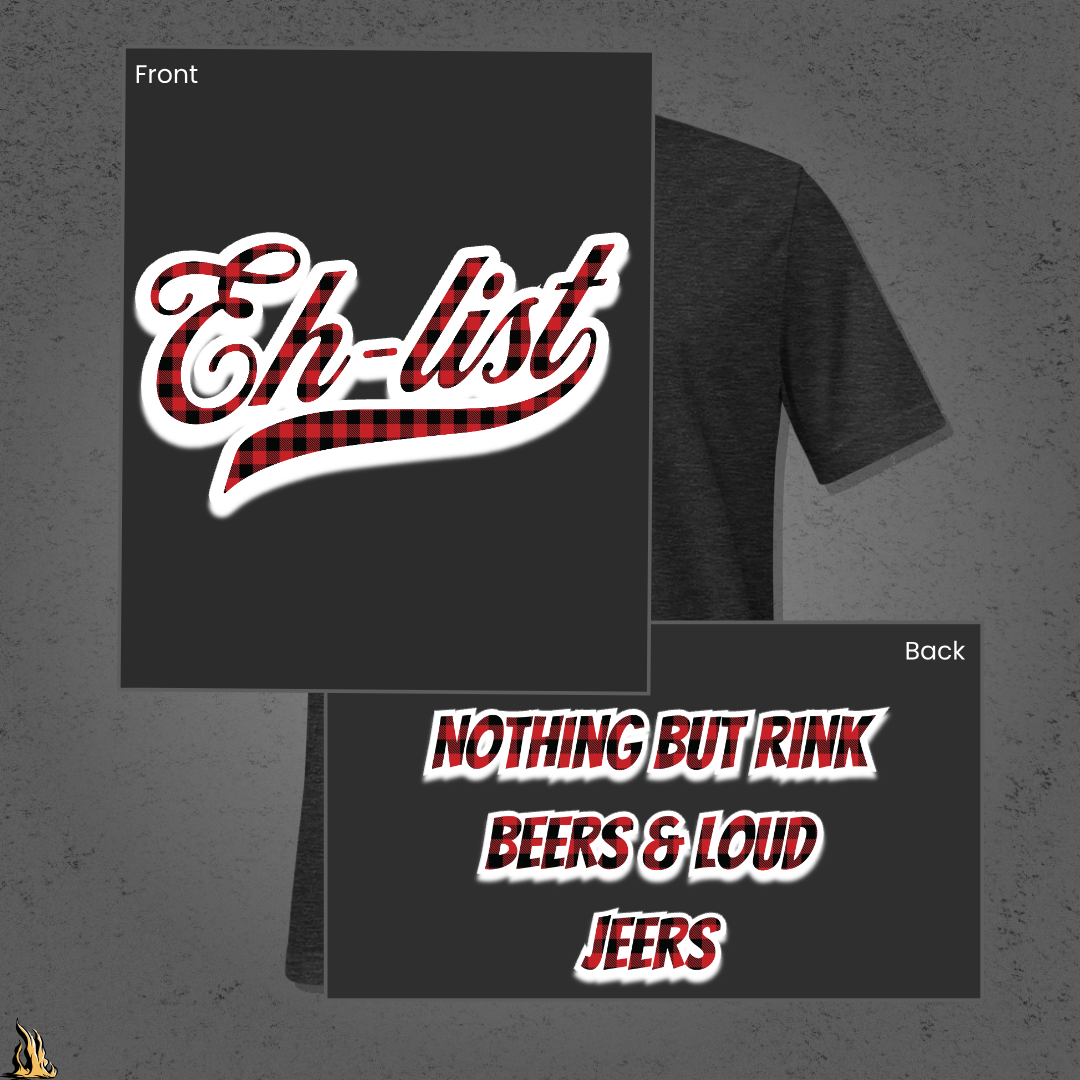 Eh-List: Rink Beers & Loud Jeers Unisex T-Shirt