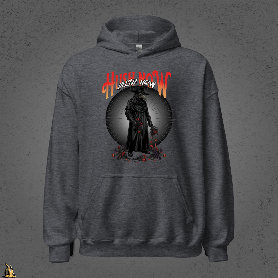 Hush Now... It's Just a Nursery Rhyme | Gothic Plague Doctor Horror Unisex Hoodie