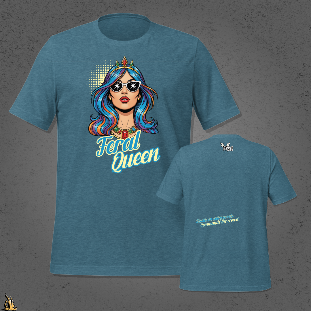 Feral Queen Graphic Unisex T-Shirt – Moonlight Edition Unisex t-shirt