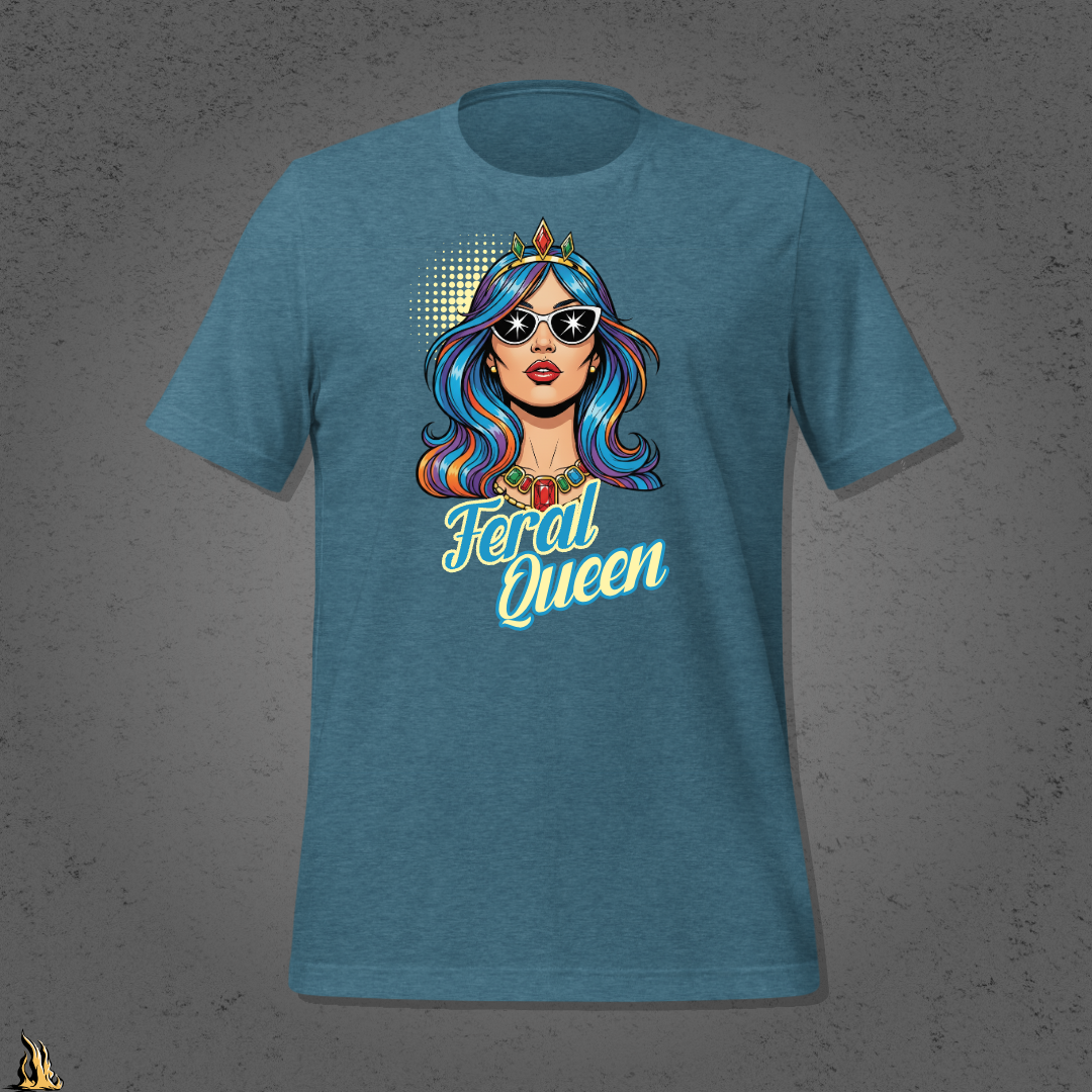 Feral Queen Graphic Unisex T-Shirt – Moonlight Edition Unisex t-shirt