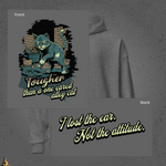 Tougher Than a One-Eared Alley Cat Unisex Graphic Hoodie 4