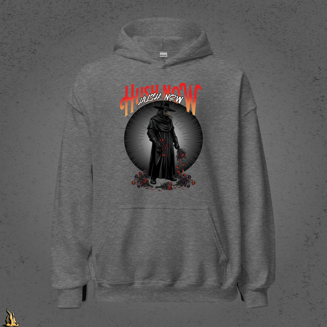 Hush Now... It's Just a Nursery Rhyme | Gothic Plague Doctor Horror Unisex Hoodie