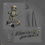 Thinking of You | Funny Gothic Voodoo Doll Unisex Hoodie 4