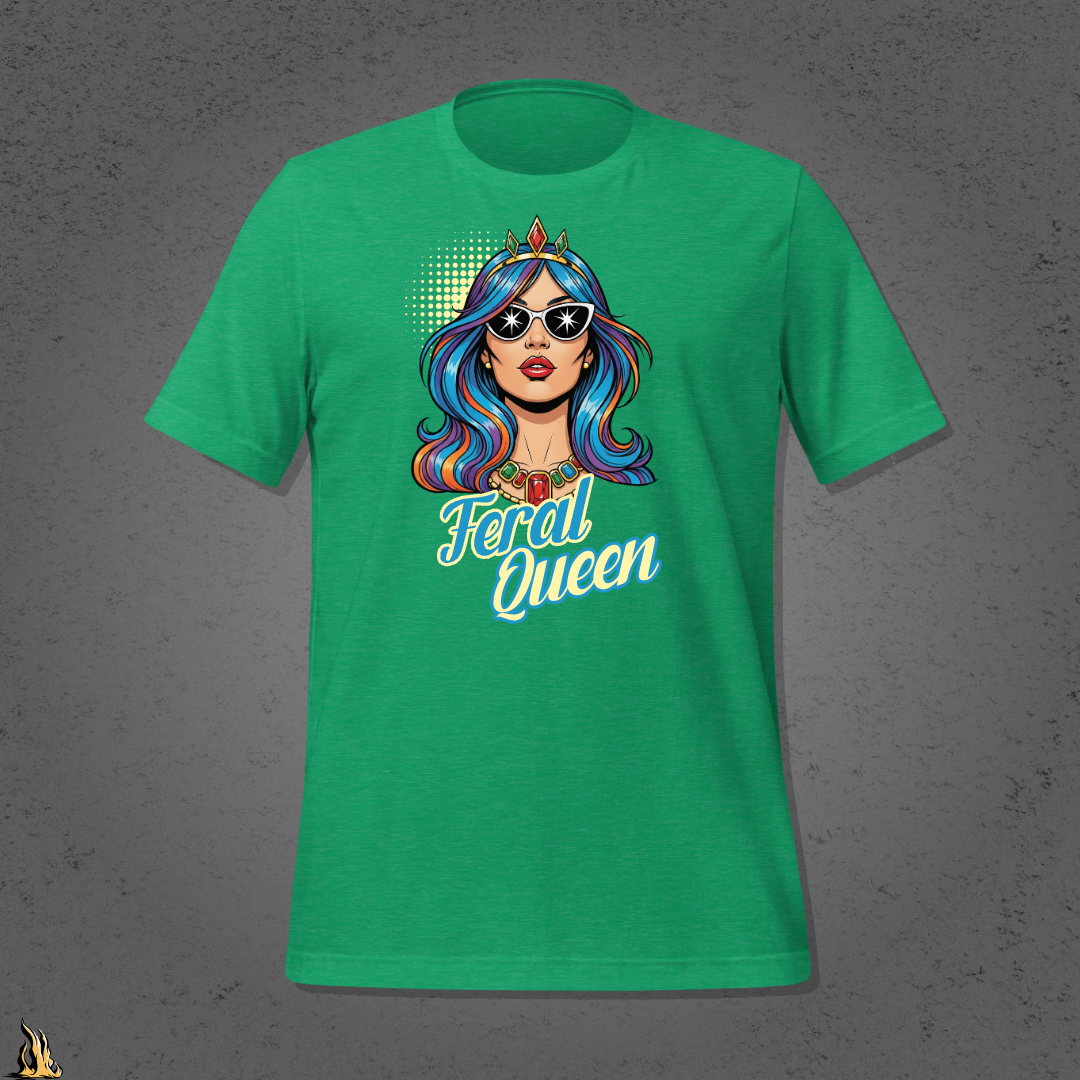 Feral Queen Graphic Unisex T-Shirt – Moonlight Edition Unisex t-shirt