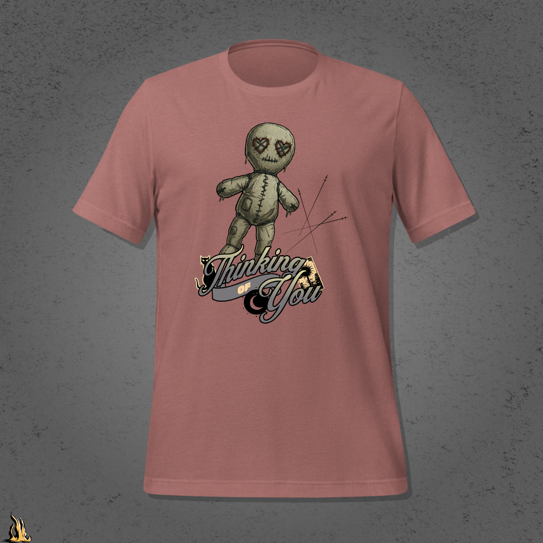 Thinking of You | Sarcastic Voodoo Doll Gothic Unisex T-shirt