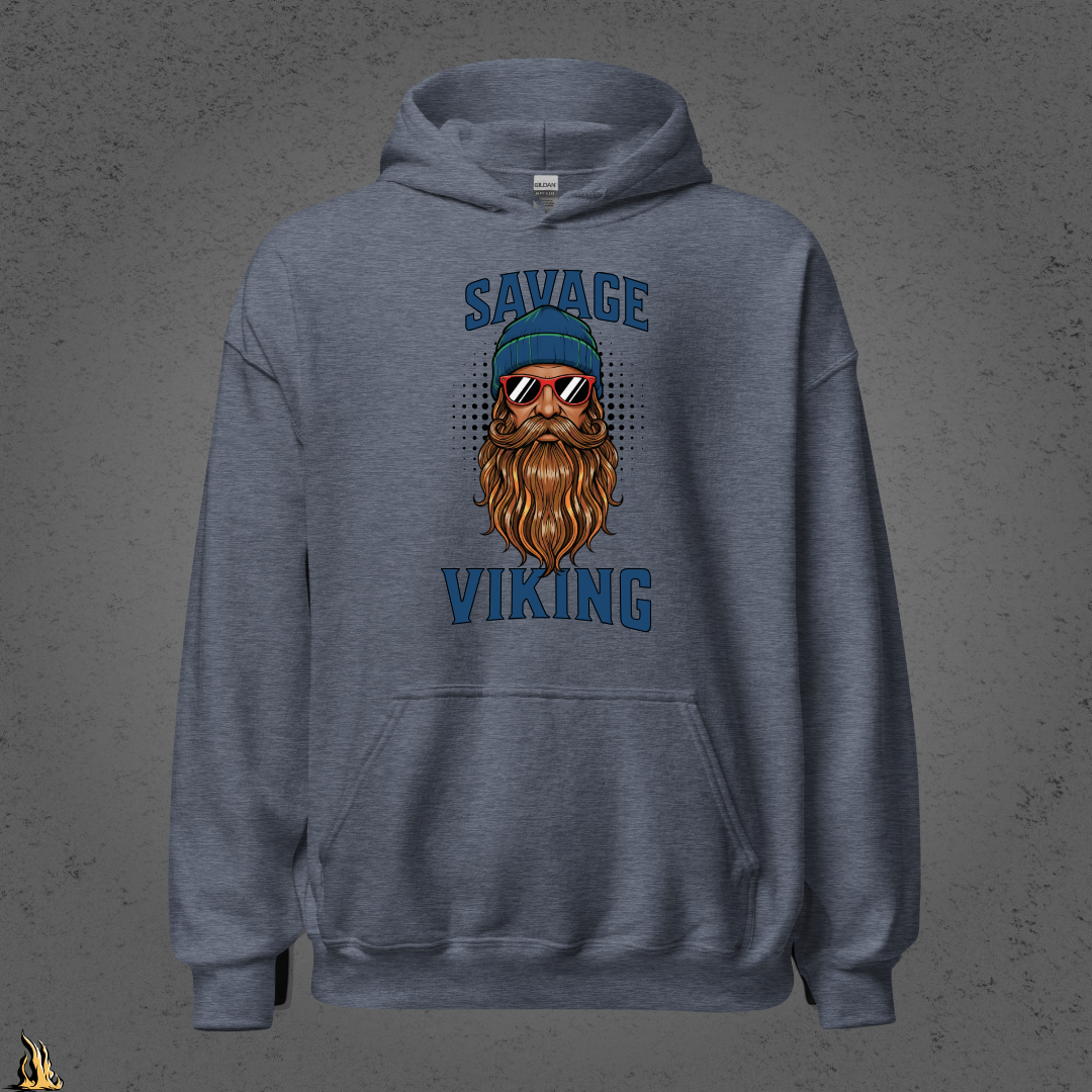 Savage Viking Graphic Unisex Hoodie – Ironstorm Edition