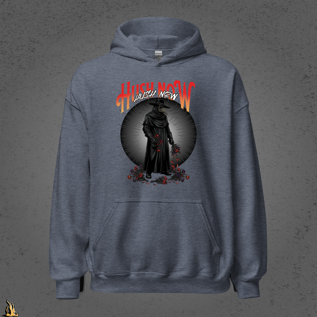 Hush Now... It's Just a Nursery Rhyme | Gothic Plague Doctor Horror Unisex Hoodie
