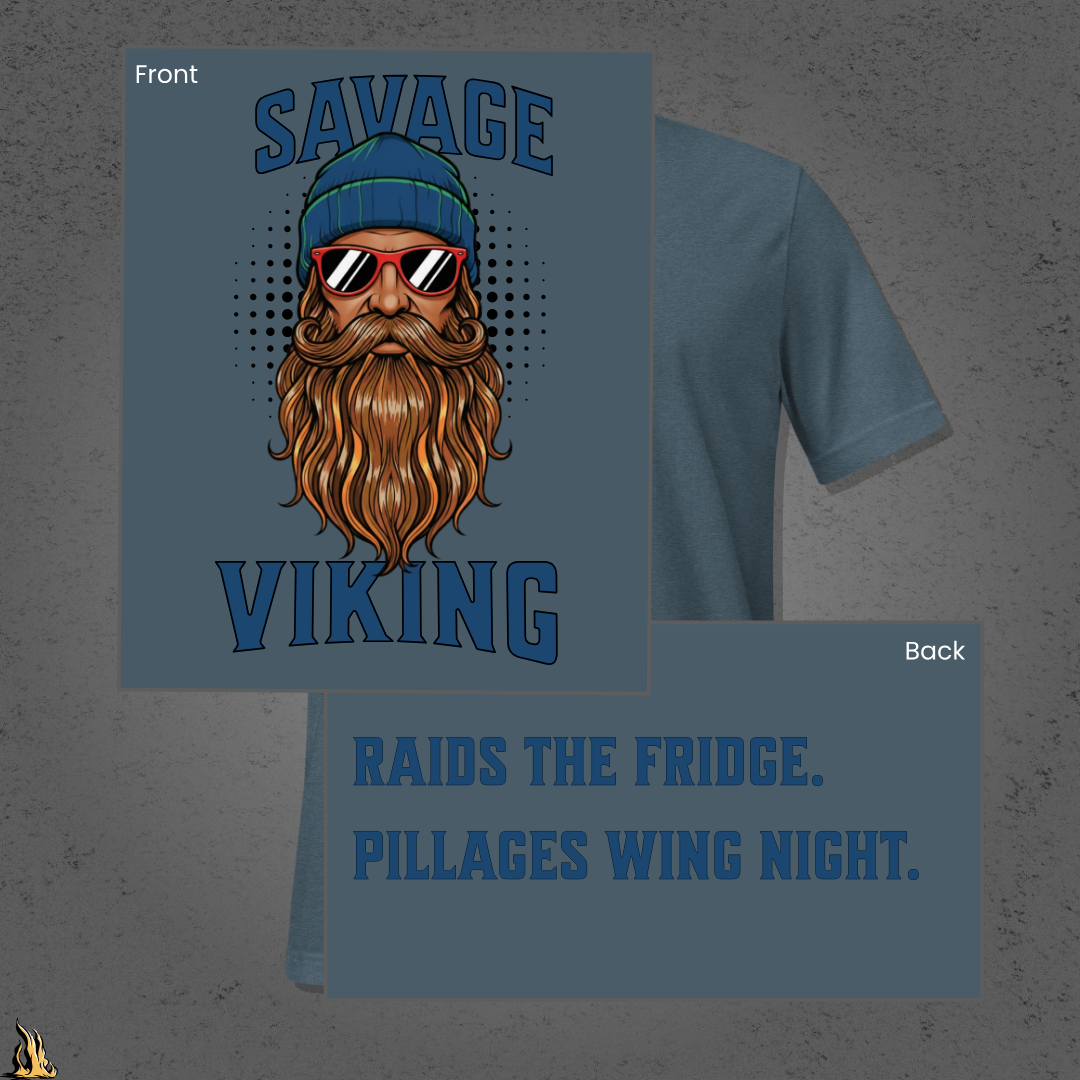 Savage Viking Graphic Unisex T-Shirt – Ironstorm Edition