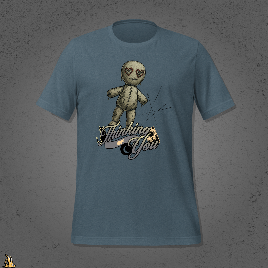 Thinking of You | Sarcastic Voodoo Doll Gothic Unisex T-shirt