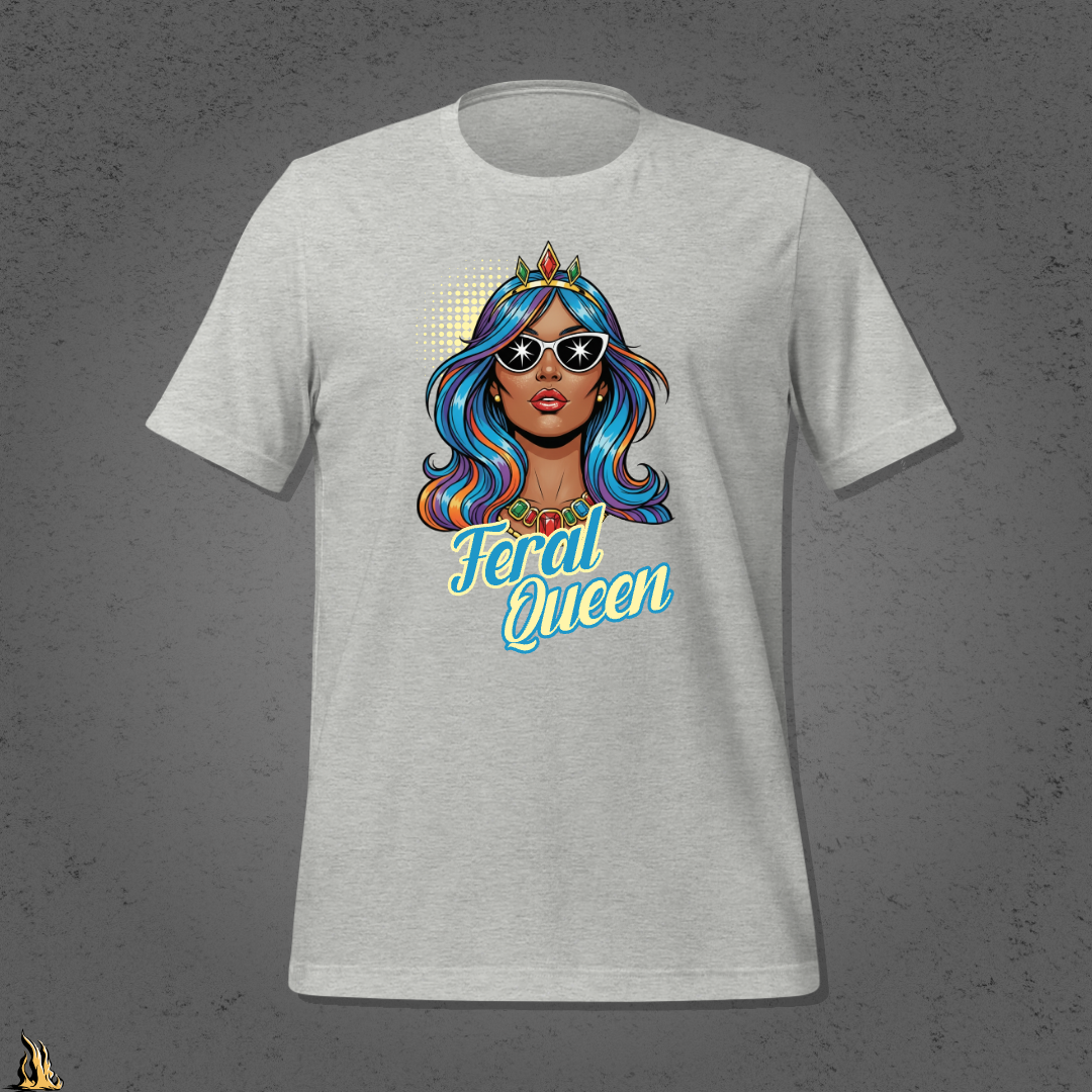 Feral Queen Graphic Unisex T-Shirt – Stardust Edition