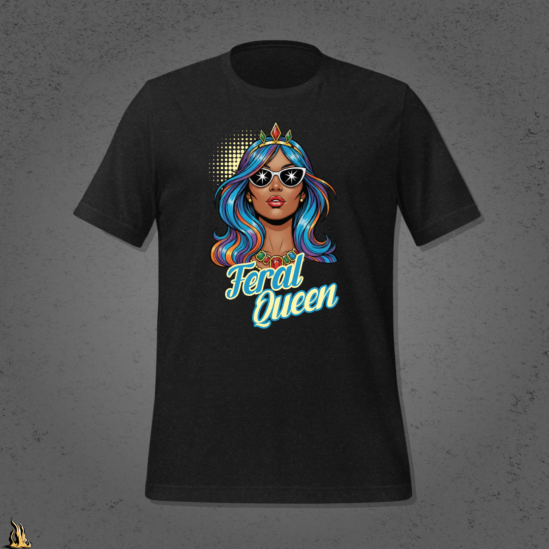 Feral Queen Graphic Unisex T-Shirt – Stardust Edition