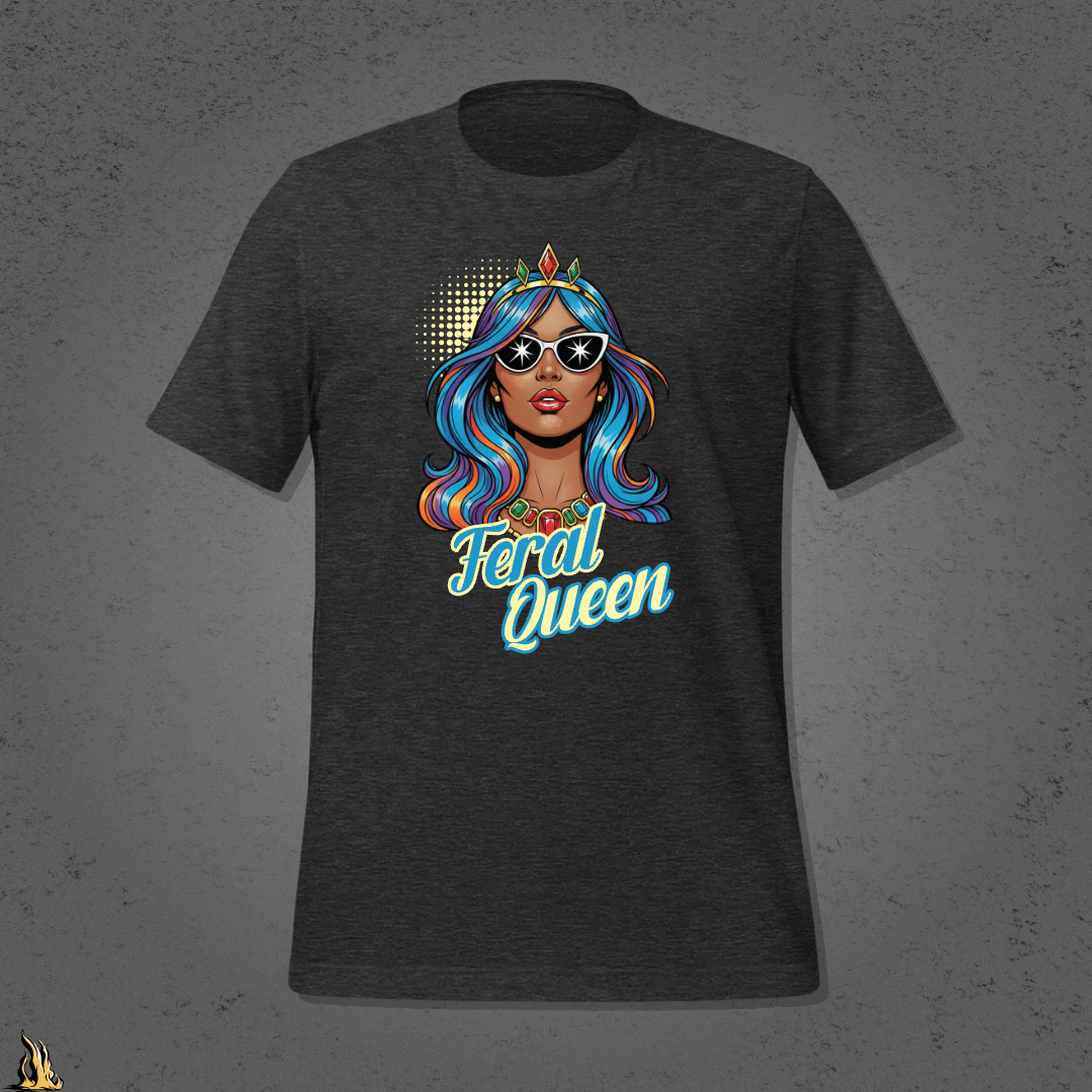 Feral Queen Graphic Unisex T-Shirt – Stardust Edition