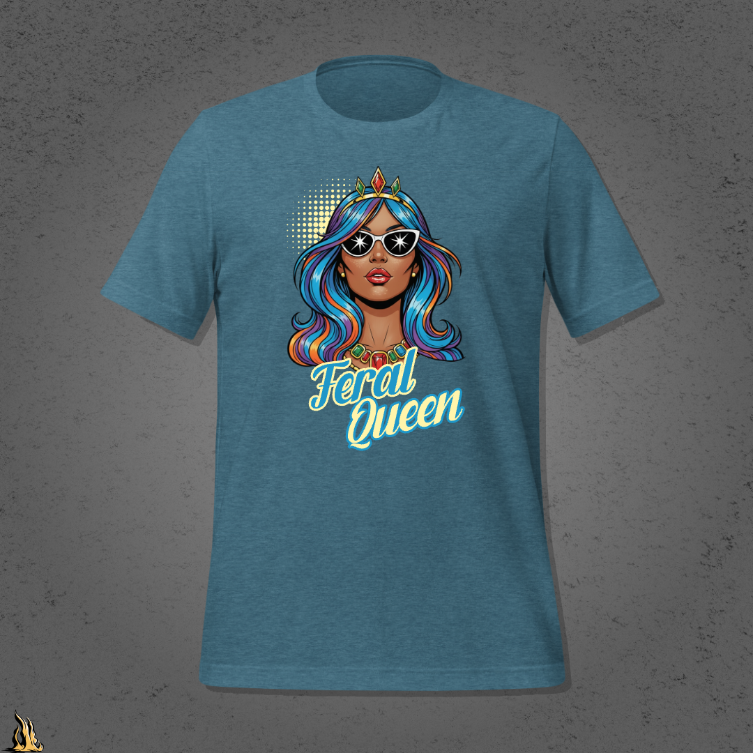 Feral Queen Graphic Unisex T-Shirt – Stardust Edition