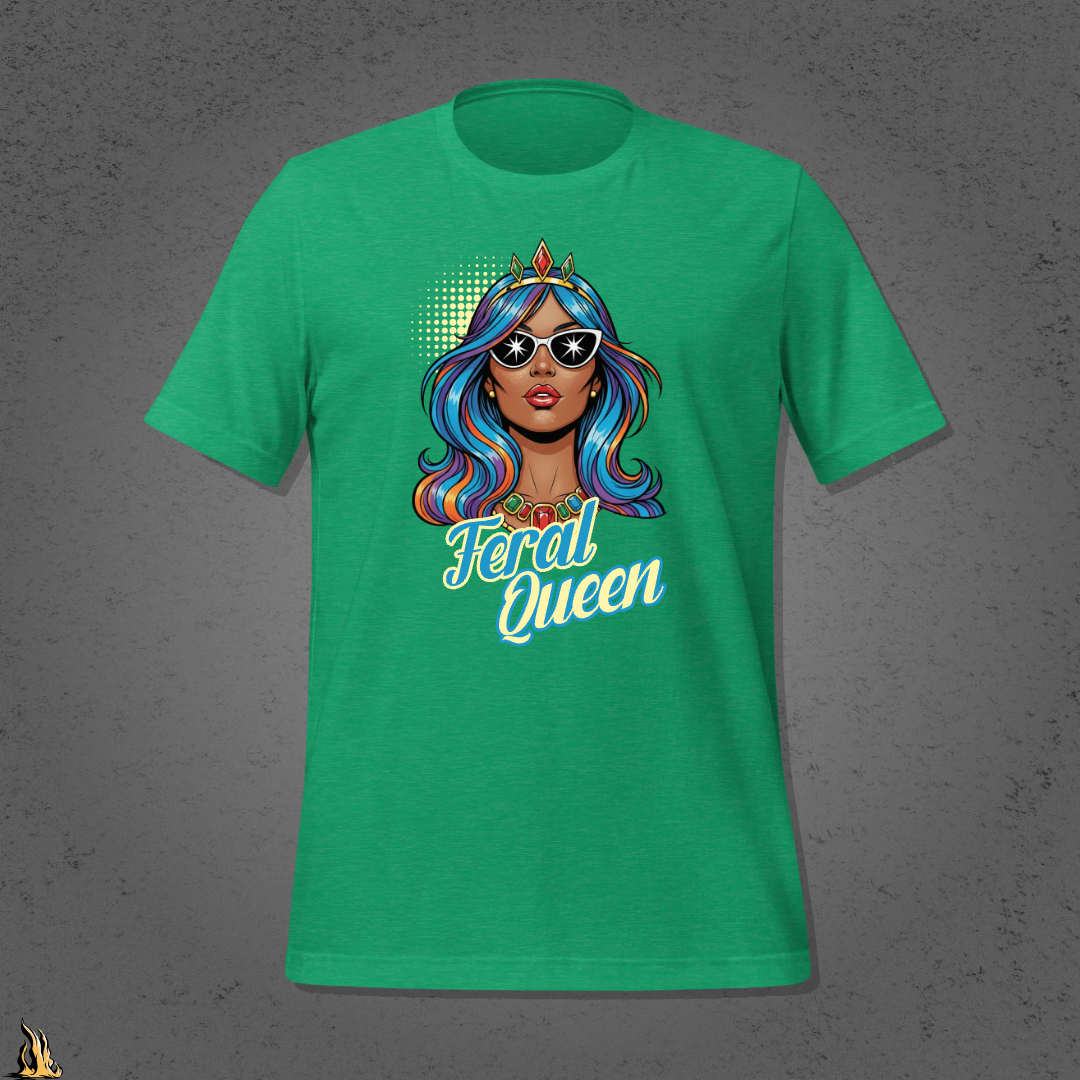 Feral Queen Graphic Unisex T-Shirt – Stardust Edition