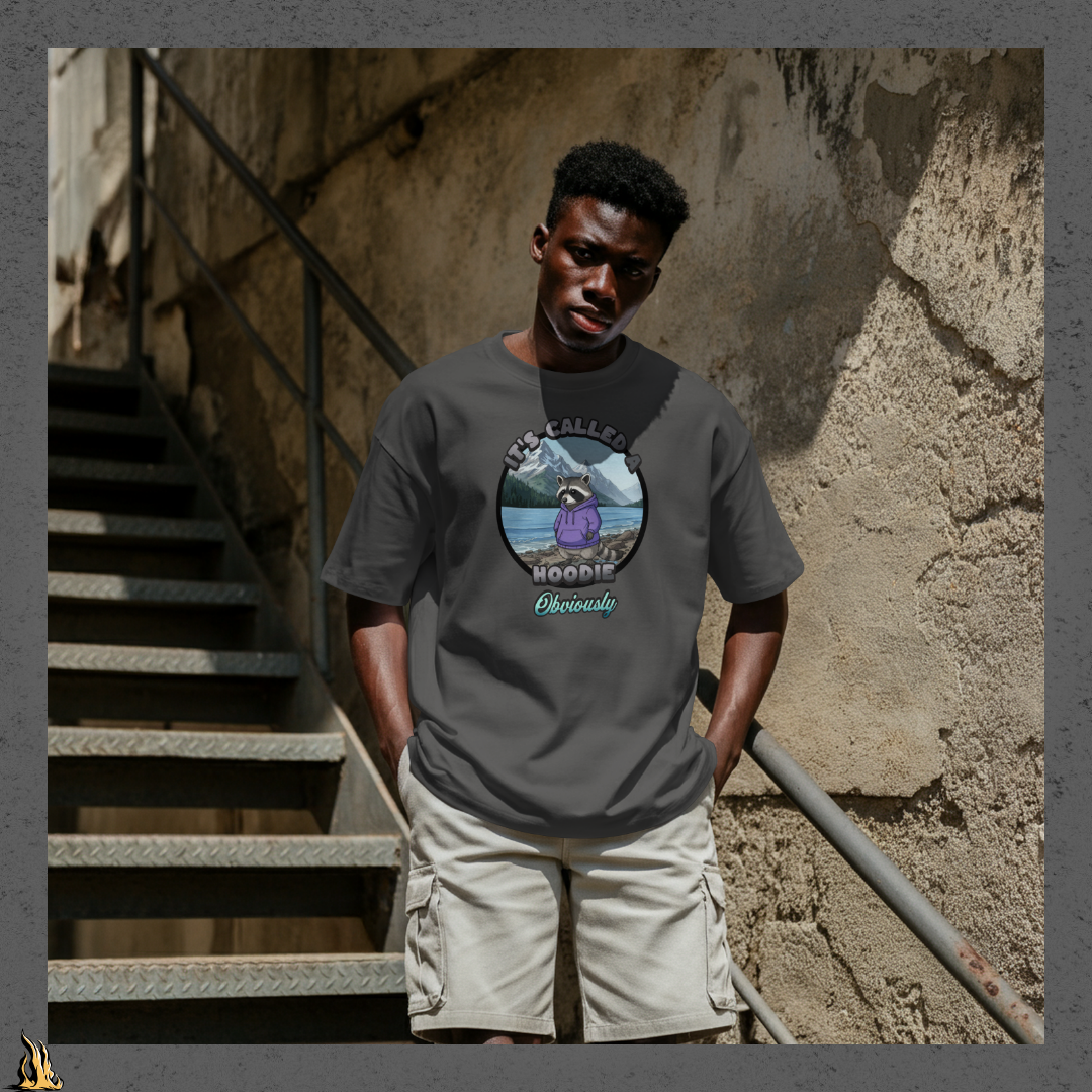 It's Called a Hoodie Obviously - Funny Raccoon Graphic Unisex T-Shirt