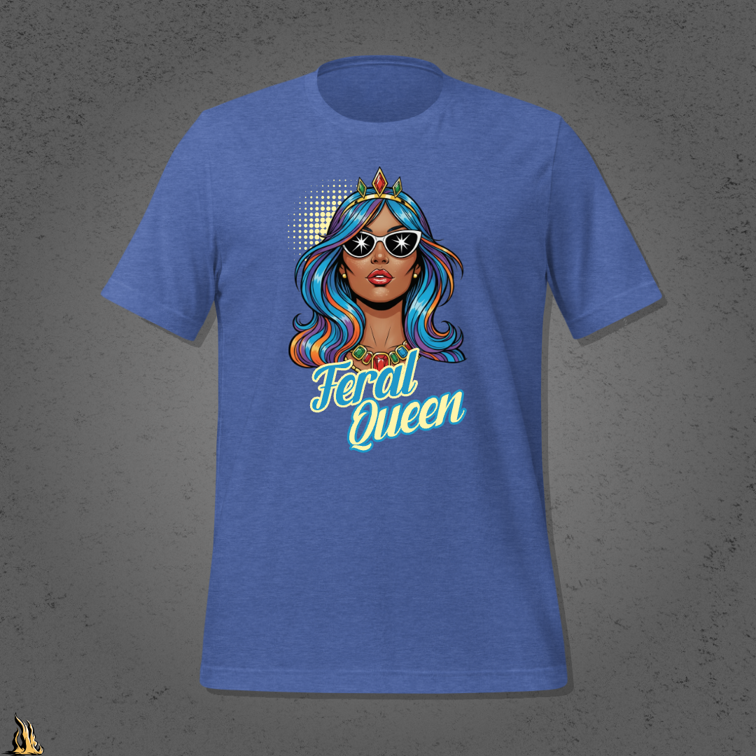 Feral Queen Graphic Unisex T-Shirt – Stardust Edition