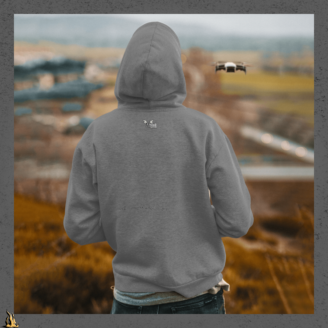 I'll Be Your Huckleberry Sarcastic Cowboy Graphic Unisex Hoodie