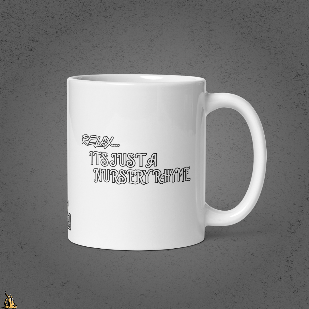 Hush Now... It's Just a Nursery Rhyme | Gothic Plague Doctor Coffee Mug