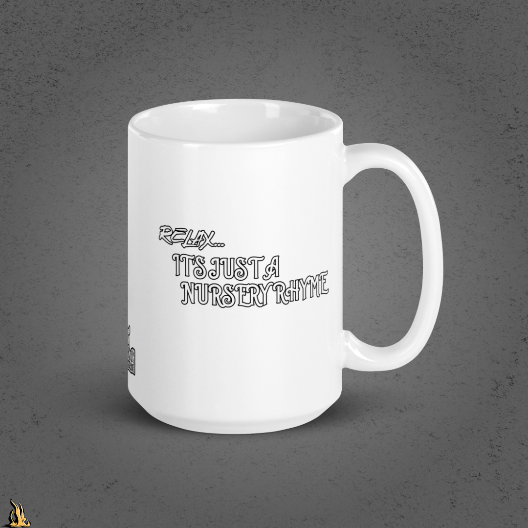 Hush Now... It's Just a Nursery Rhyme | Gothic Plague Doctor Coffee Mug