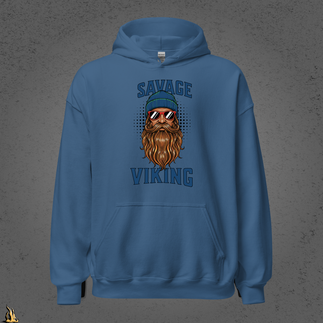 Savage Viking Graphic Unisex Hoodie – Ironstorm Edition