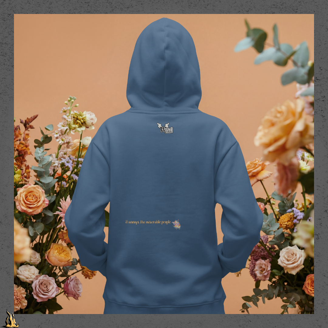 I Enjoy Being Positive | Cute Sarcastic Jackalope Unisex Hoodie