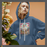 I Enjoy Being Positive | Cute Sarcastic Jackalope Unisex Hoodie 5