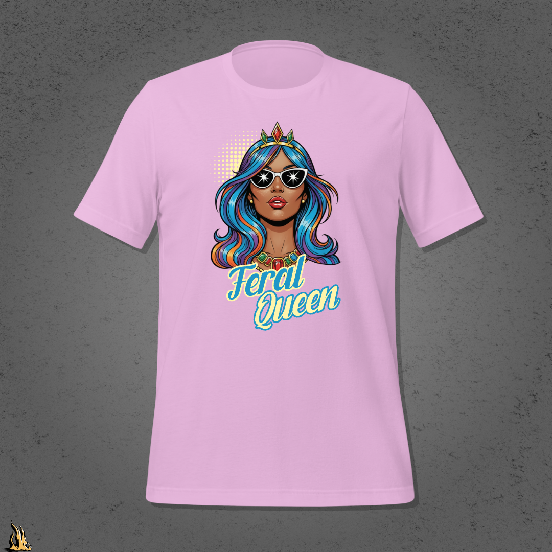 Feral Queen Graphic Unisex T-Shirt – Stardust Edition
