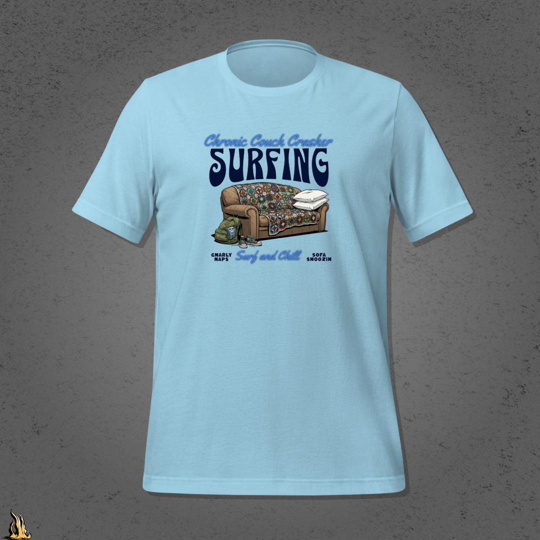 Chronic Couch Surfer - Funny Couch Potato Unisex T-Shirt