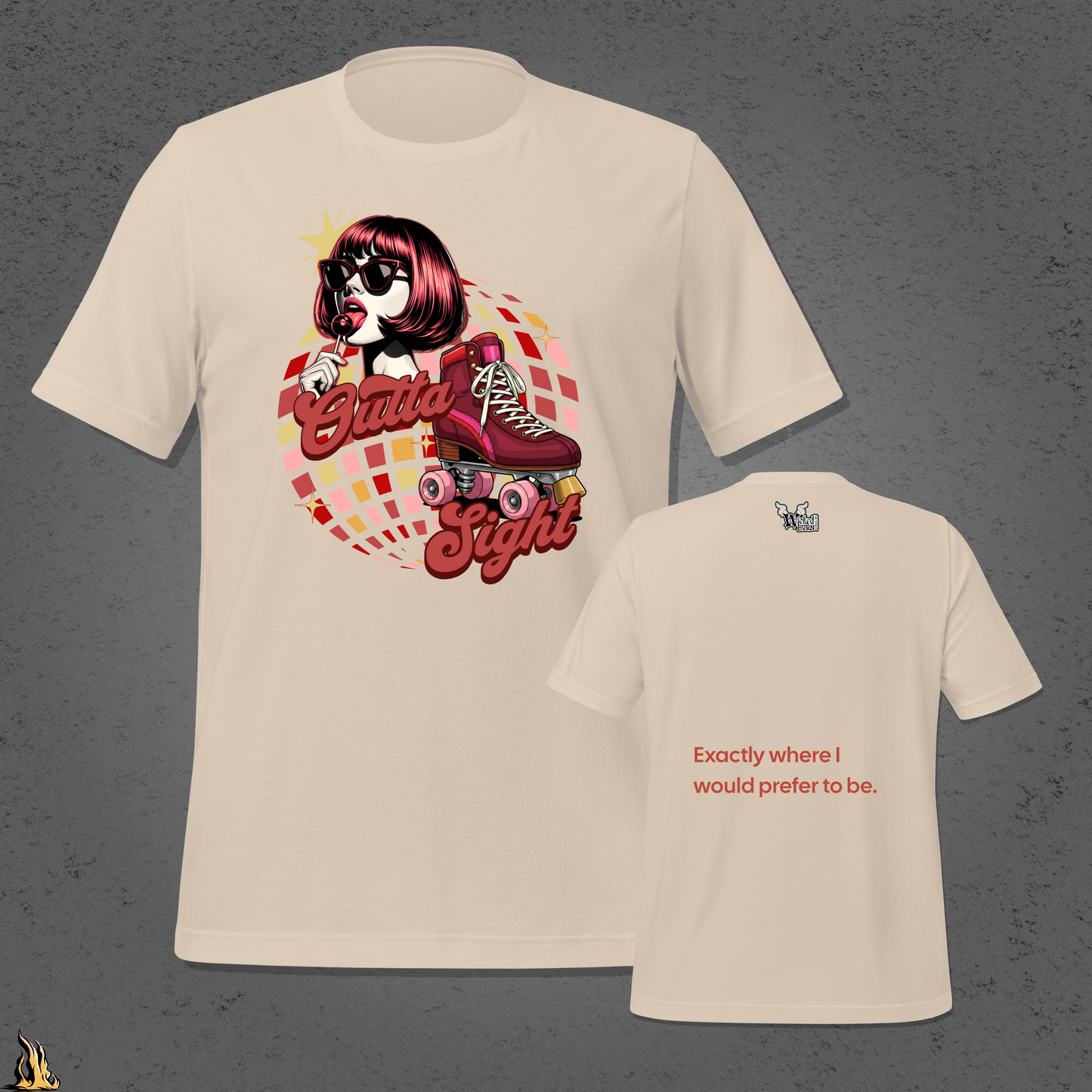 Outta Sight Retro 70s Introvert Unisex T-shirt