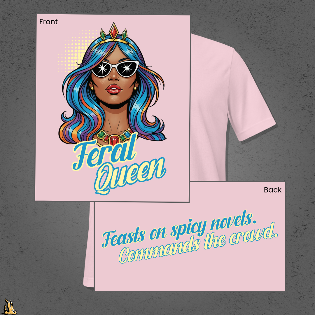 Feral Queen Graphic Unisex T-Shirt – Stardust Edition