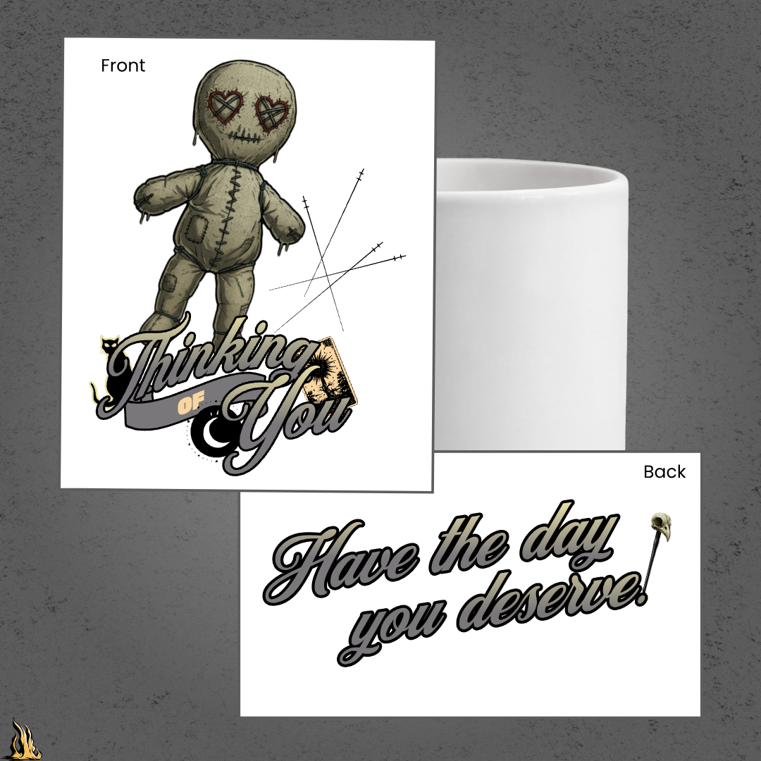 Thinking of You | Sarcastic Voodoo Doll Coffee Mug