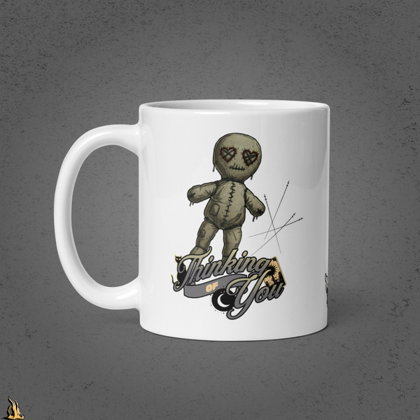 Thinking of You | Sarcastic Voodoo Doll Coffee Mug