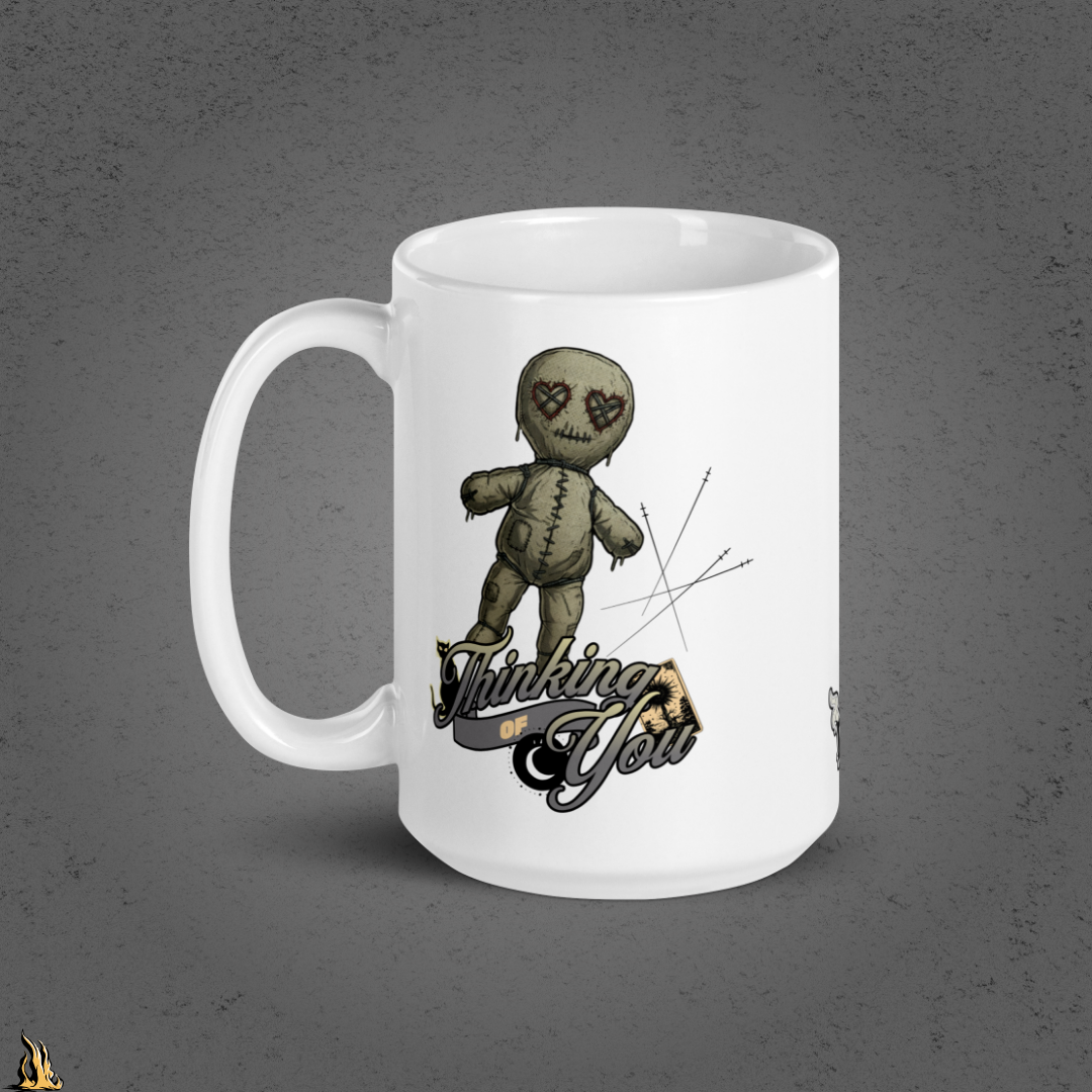 Thinking of You | Sarcastic Voodoo Doll Coffee Mug
