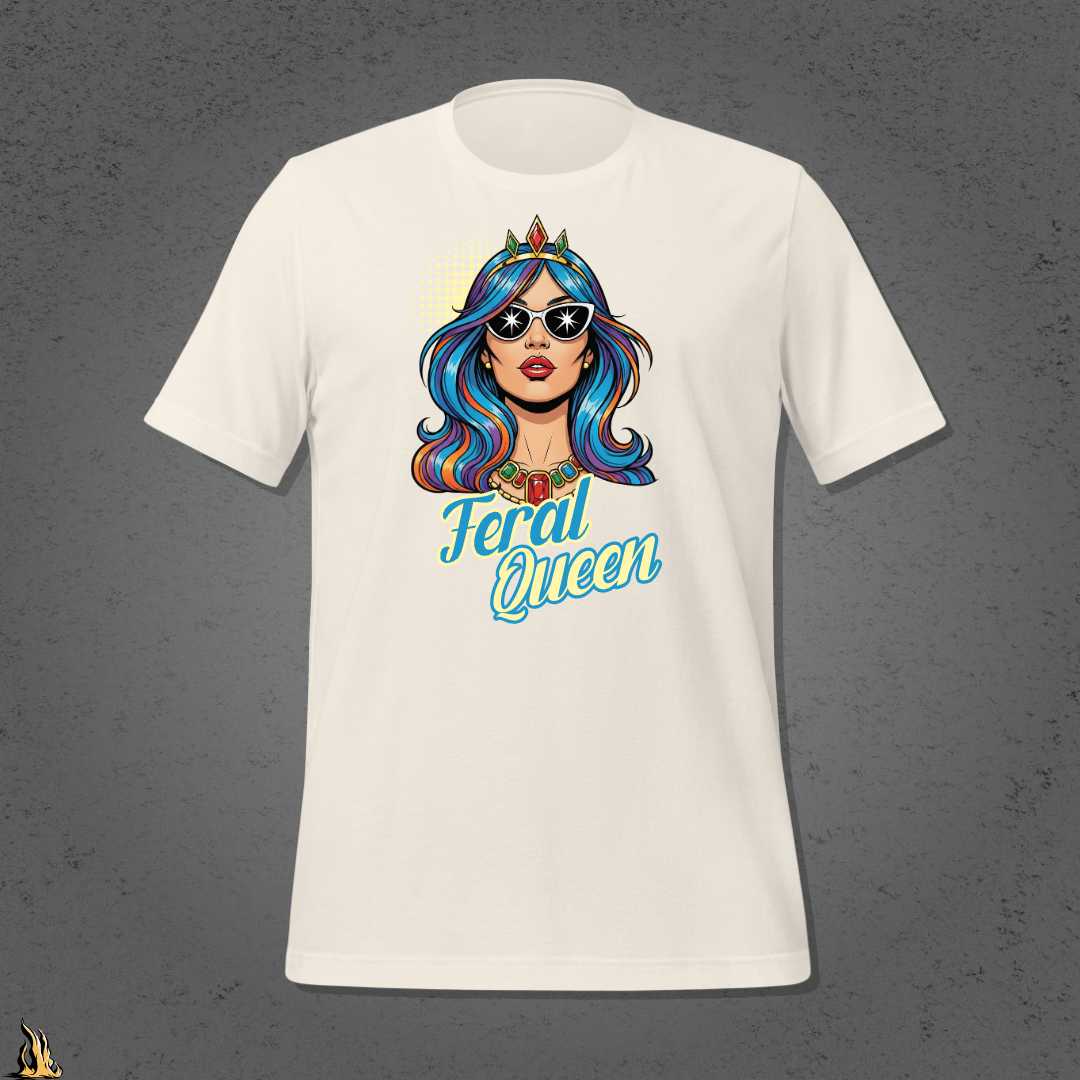 Feral Queen Graphic Unisex T-Shirt – Moonlight Edition Unisex t-shirt