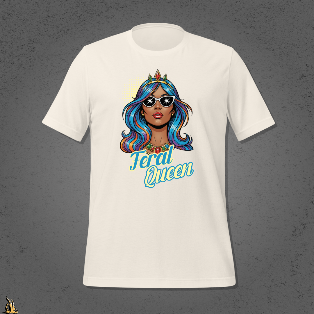 Feral Queen Graphic Unisex T-Shirt – Stardust Edition